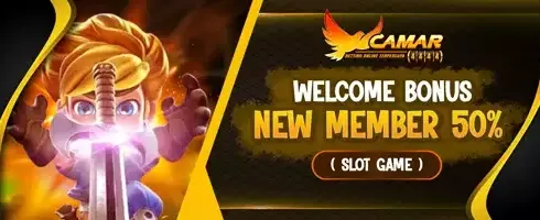 Bonus Member Baru 50% promotion banner